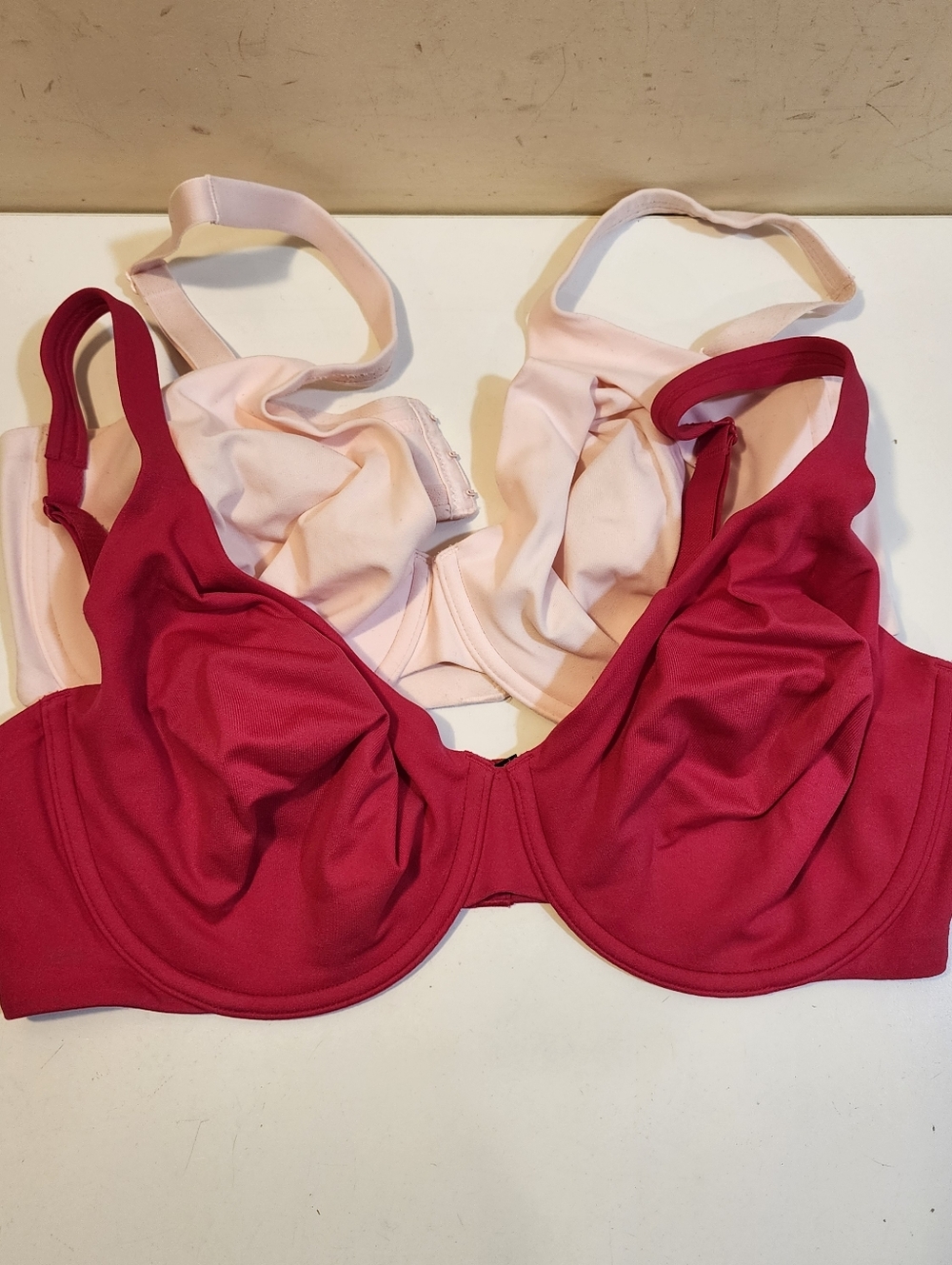 BODY by Victoria Underwired Support Bundle Of 2 Bra in Berry and Light Pink